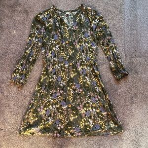 Old Navy Long Sleeve Floral Dress